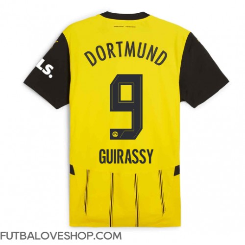 Dres Borussia Dortmund Serhou Guirassy #9 Domáci 2024-25 Krátky Rukáv